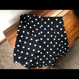 Polka Dot High Waisted Skirt
